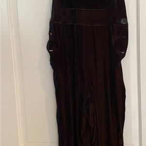 Adorable crushed velvet overall